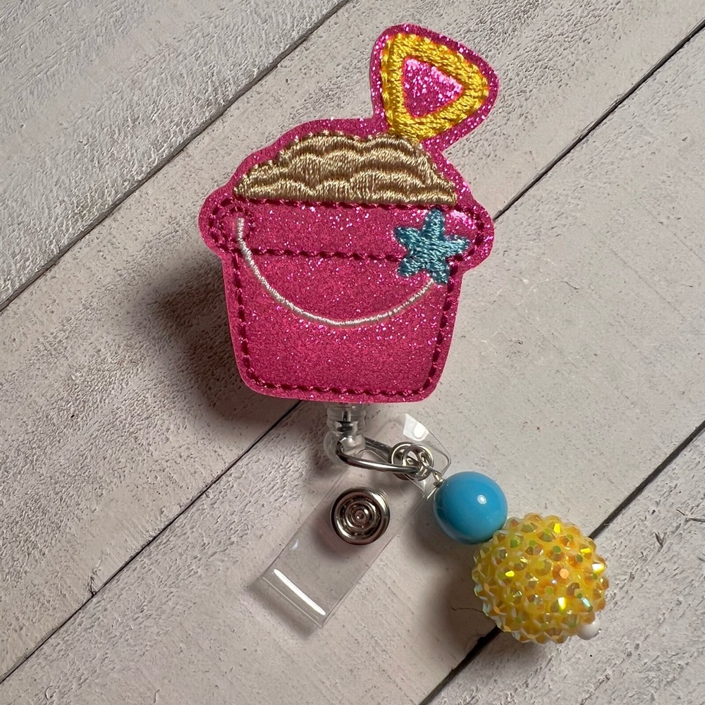 Beach badge reel